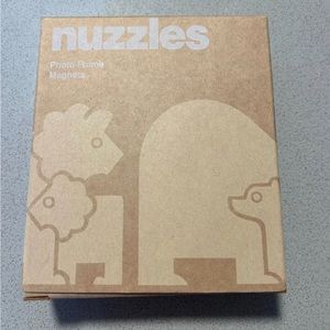 Tupperware NUZZLES Magnetic Picture Frames Set OF 3 Lion Bear Elephant